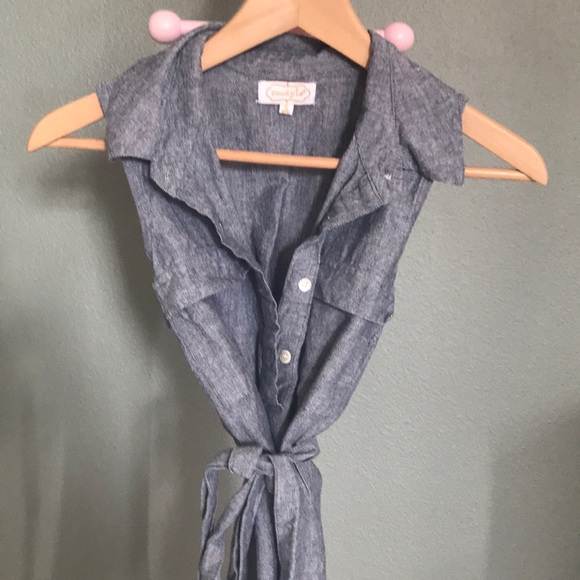 Shirt dress in denim - Picture 2 of 3